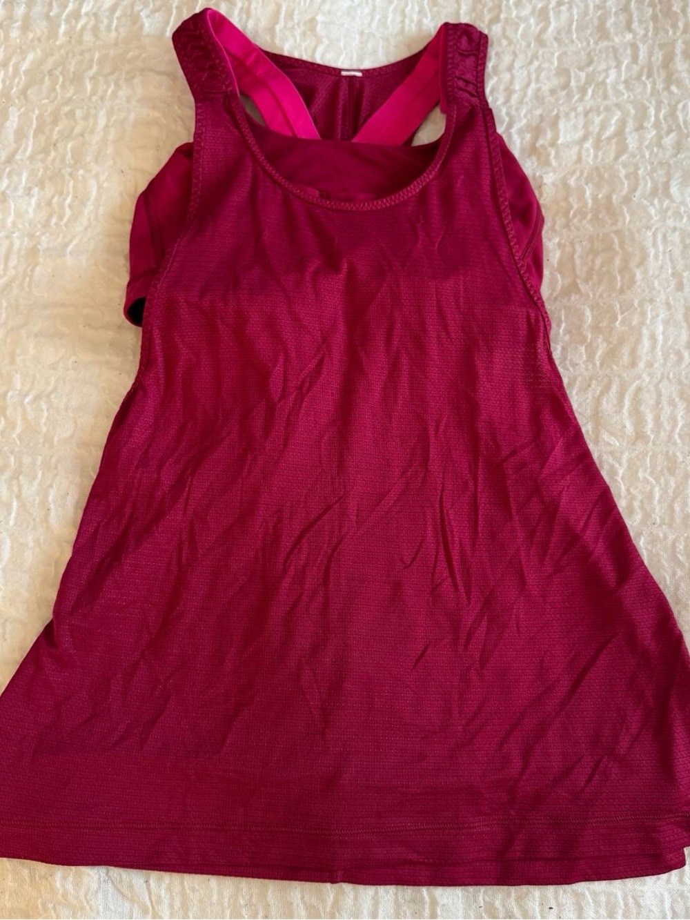 lululemon athletica Deep Pink Racerback Tank